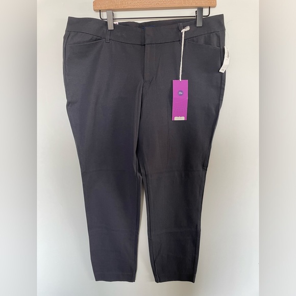 Old Navy Dark Gray Diva Stretch Skinny Ankle Pants SZ 14 - Picture 1 of 13